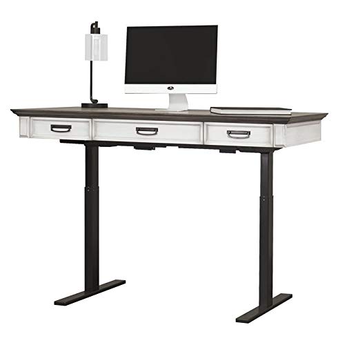 Martin Furniture Electric Sit/Stand Desk, White