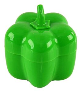home-x green bell pepper holder, vegetable keeper, food saver, useful kitchen gadgets