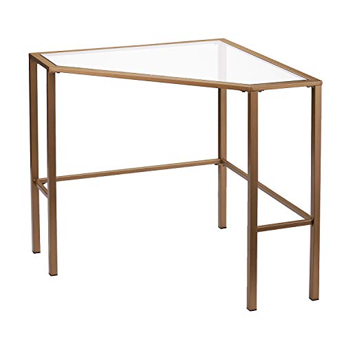 Southern Enterprises Keaton Desk, Soft Gold