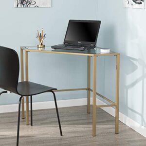 Southern Enterprises Keaton Desk, Soft Gold