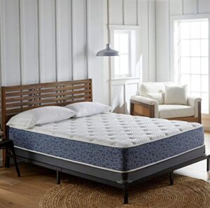 american bedding 11 inch hybrid mattress, gel memory foam and innerspring support, medium firm feel, queen