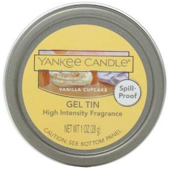 Yankee Candle Vanilla Cupcake High Intensity Fragrance Gel Tin 1 Ounce