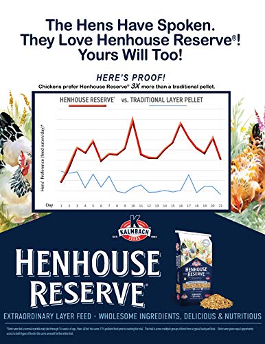 Kalmbach Feeds Henhouse Reserve 17% Whole Grain Complete Layer Feed for Hens, 30 lb