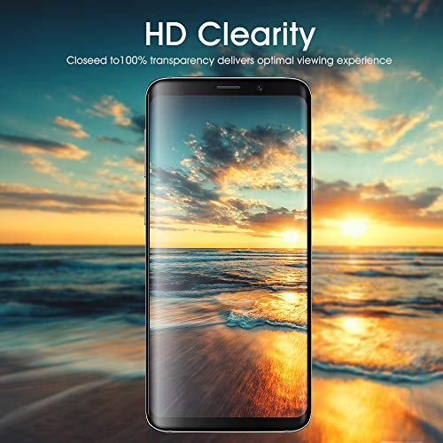 OTAO (2 Pack) Galaxy S9 Screen Protector Tempered Glass, 3D Curved Dot Matrix [Full Screen Coverage] Glass Screen Protector for Samsung Galaxy S 9 with Installation Tray [Case Friendly]