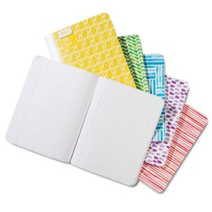 Mead Composition Books/Notebooks, Wide Ruled Paper Composition Notebook, 100 Sheets (200 Pages), Fashion Designs - (6 Pack)