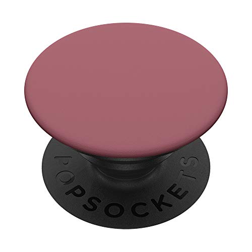 Rose Pink - Matte Blush For Women, Girls - Plain Solid Color PopSockets PopGrip: Swappable Grip for Phones & Tablets