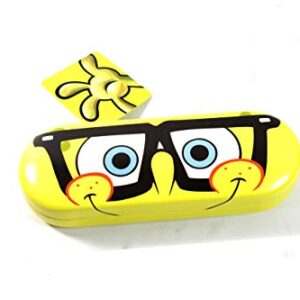 Nickelodeon Spongebob Squarepants Eye Sun Glasses Hard Case Yellow Round