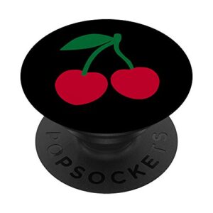 Red cherries PopSockets PopGrip: Swappable Grip for Phones & Tablets