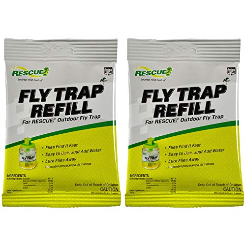 RESCUE! Reusable Fly Trap Bait Refill – Outdoor Use - 2 Pack