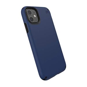 speck presidio pro case for iphone 11, coastal blue/black