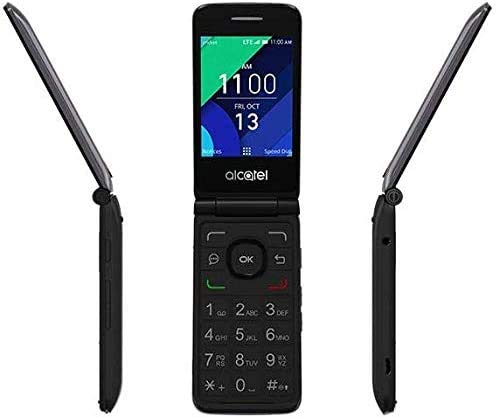 Alcatel GO Flip 2 4G LTE FlipPhone Bluetooth WiFi MP3 Camera Good for Elderly - GSM Unlocked (4 GB + 32 GB SD Bundle)