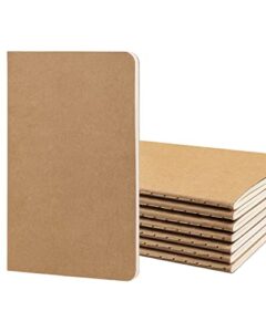 weliu pocket notebook mini 8 pack notebooks 3.5 x 5.5 inches lined small journal memo notepad