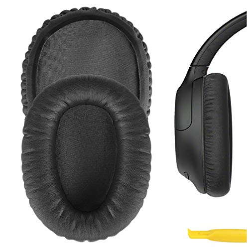 Geekria QuickFit Replacement Ear Pads for Sony WH-CH700N, WH-CH710N, WH-CH720N Headphones Ear Cushions, Headset Earpads, Ear Cups Repair Parts (Dark Grey)