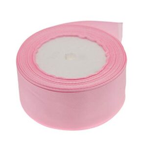 ATRBB 25 Yards 1-1/2 inch Wide Satin Ribbon Perfect for Wedding,Handmade Bows and Gift Wrapping(Pink)