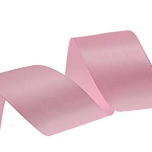 ATRBB 25 Yards 1-1/2 inch Wide Satin Ribbon Perfect for Wedding,Handmade Bows and Gift Wrapping(Pink)