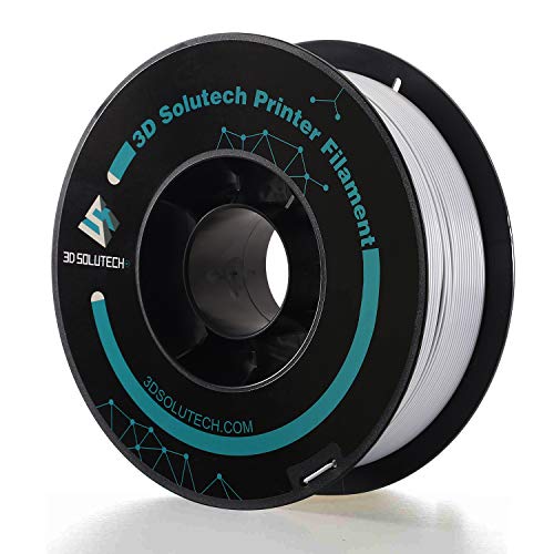 3D Solutech Silver Metal 3D Printer Premium PLA Filament 1.75MM Filament, 2.2 LBS (1.0KG)