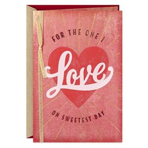 hallmark sweetest day card (for the one i love)