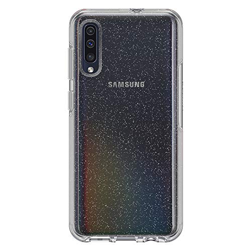 OtterBox Symmetry Clear Series Case for Samsung Galaxy A50 - Retail Packaging - Stardust (Silver Flake/Clear)