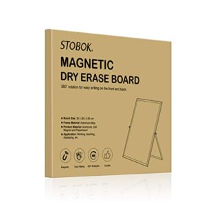 STOBOK Magnetic Whiteboard with Stand,Dry Erase Board for Home Office School