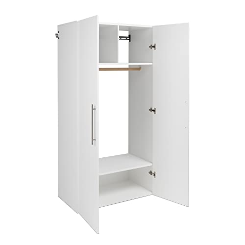 Prepac HangUps Wardrobe Storage Cabinet, 20"D x 36"W x 72"H, White