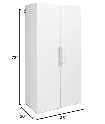 Prepac HangUps Wardrobe Storage Cabinet, 20"D x 36"W x 72"H, White