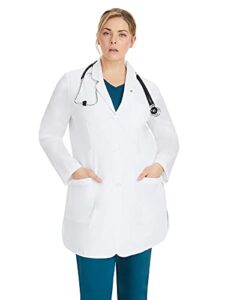healing hands lab coat women 4 pocket mid length 5101 fiona womens lab coat the white coat modernist collection white 2xl