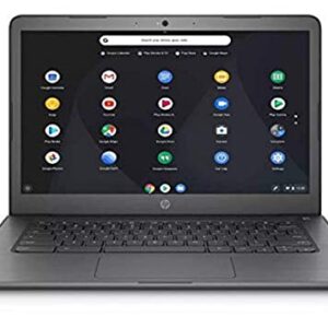 HP Newest 14inch Lightweight Chromebook-Intel Celeron N3350 Up to 2.4GHz Processor, 4GB LPDDR4 Memory, 32GB SSD, Intel HD Graphics, WiFi, B&O Play Audio, Chrome OS (Renewed)