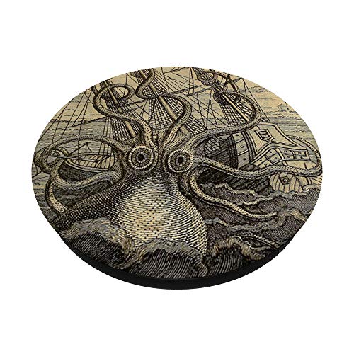 Vintage Kraken Octopus PopSockets Swappable PopGrip