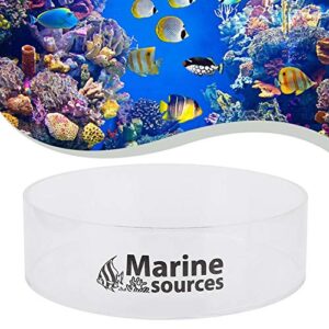 Coral Viewer Fish Tank Acrylic Coral Observe Lense Aquarium Fish Photograph Cylinder Magnifier for Viewing Coral and Taking Pictures 150mm