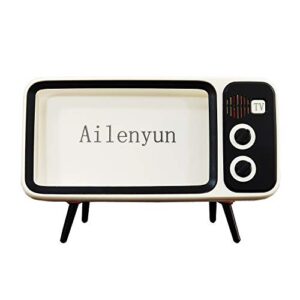 ailenyun phone screen bracket tv style mobile phone holder. with speaker. for iphone 8 plus / 7s plus/7 plus / 6s plus/ 6 plus .a idea gifts for family, girl/boy friend.