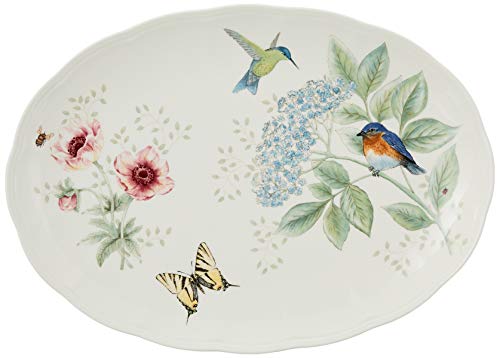 Lenox 882266 Butterfly Meadow Flutter Eastern Bluebird Platter