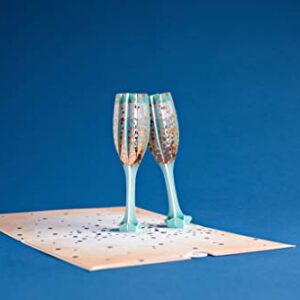 Lovepop Champagne Toast Pop Up Card, Celebration Card, 3D Cards, Anniversary Cards, Popup Greeting Cards, Wedding Cards