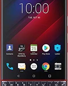 BlackBerry KEY2 LE (BBE100-4) 64GB, Dual SIM, Dual 13MP+5MP Camera, 4GB RAM, GSM Unlocked International Model, No Warranty (Red)