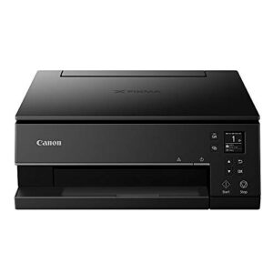 canon pixma ts6320 wireless all-in-one photo printer with copier, scanner and mobile printing, black, amazon dash replenishment
