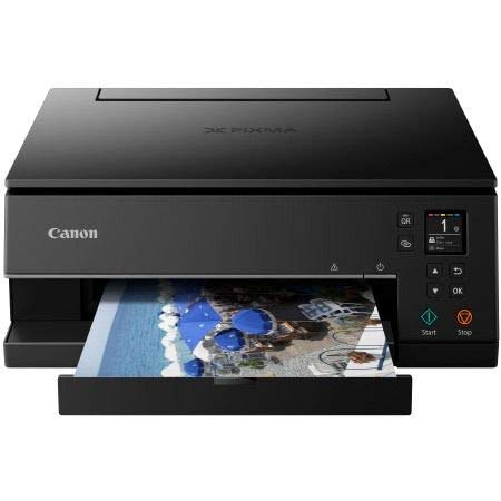 Canon Pixma TS6320 Wireless All-in-One Photo Printer with Copier, Scanner and Mobile Printing, Black, Amazon Dash Replenishment