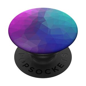 purple teal pattern popsockets swappable popgrip
