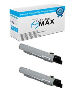 suppliesmax remanufactured replacement for phaser 6300/6300dn/6300n black high yield toner cartridge (2/pk-7000 page yield) (106r01085_2pk)