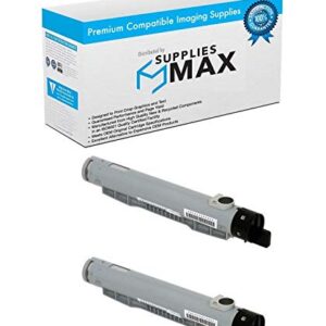 SuppliesMAX Remanufactured Replacement for Phaser 6300/6300DN/6300N Black High Yield Toner Cartridge (2/PK-7000 Page Yield) (106R01085_2PK)