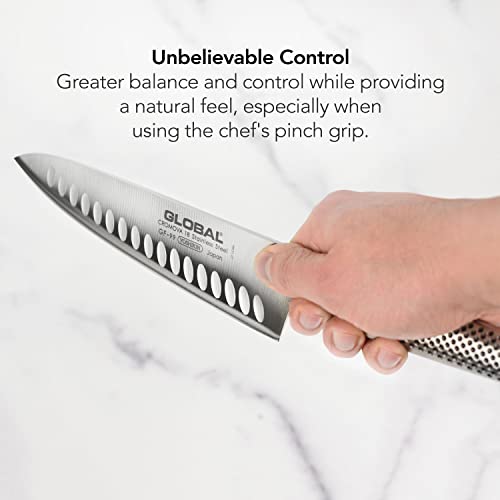 Global Model X Chef's Knife - Made in Japan, 8" (Hollow Edge)