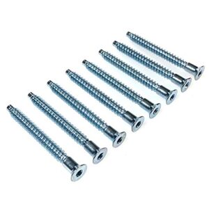 replacementscrews shelf screws compatible with ikea part 104321/104322 (kallax shelf screws) (pack of 8)