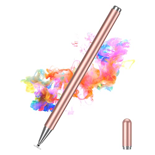 Capacitive Stylus Pen for Touch Screens, High Sensitivity Pencil Magnetism Cover Cap for iPad Pro/iPad Mini/iPad Air/iPhone Series All Capacitive Touch Screens