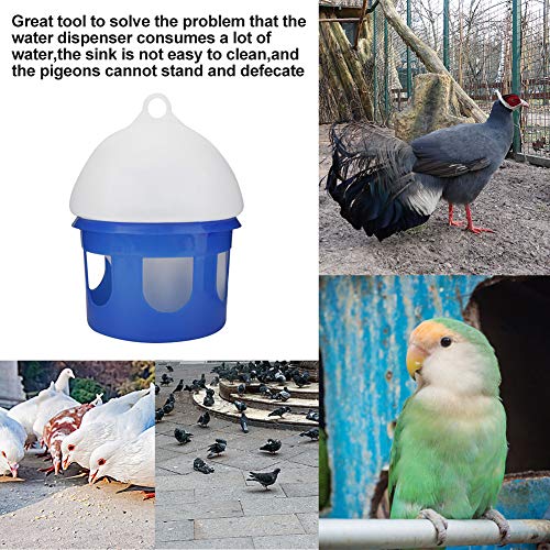 Automatic Bird Pigeon Feeder Large Capacity Water Dispenser Waterer Drinker for Pet Bird Pigeon Parrots Cage Accessories(2L)