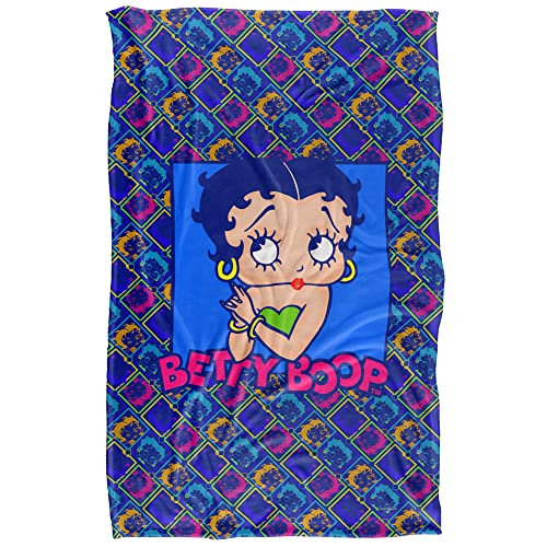 Trevco Betty Boop Pop Betty Silky Touch Super Soft Throw Blanket 36" x 58"