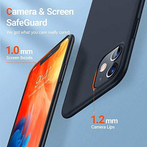 TORRAS Slim Fit iPhone 11 Case 6.1 inch, Hard Plastic PC Ultra-Thin Phone Cover Case with Matte Finish Coating Grip for iPhone 11 Phone Case, Space Black