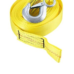 CarBole Trailer Winch Strap with Hook 2" x 20' Breaking Strength 10000 lb Heavy Duty Winch Strap Replacement for Large Boat,Jet Ski,Wave Runner