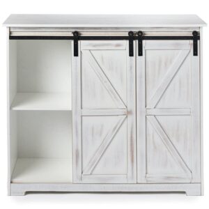 the lakeside collection buffet cabinet antique white