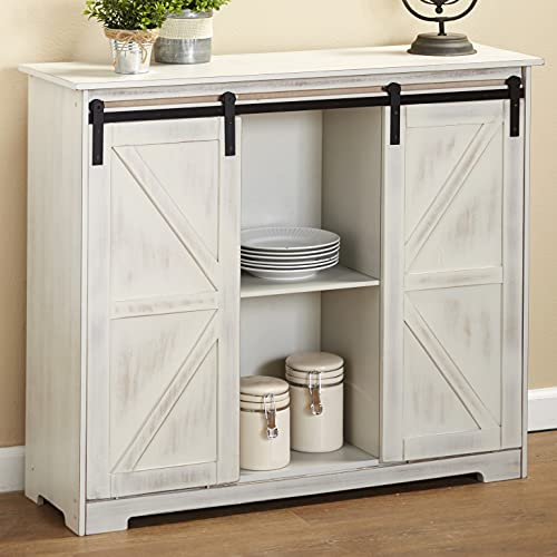 The Lakeside Collection Buffet Cabinet Antique White