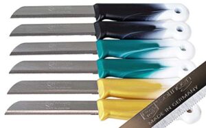 smi –12 pcs paring knife set vegetable knife serrated fruit knife solingen knife made in germany
