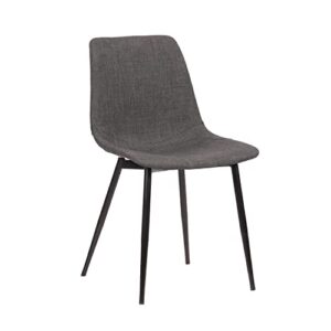 Armen Living Monte Dining Chair, Standard, Charcoal