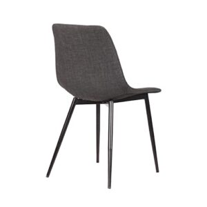 Armen Living Monte Dining Chair, Standard, Charcoal